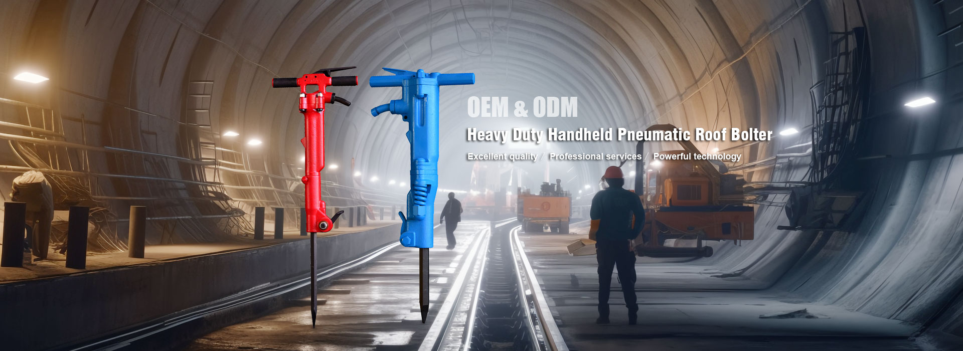 Máy khoan mái bằng khí nén cầm tay hạng nặng của Trung Quốc